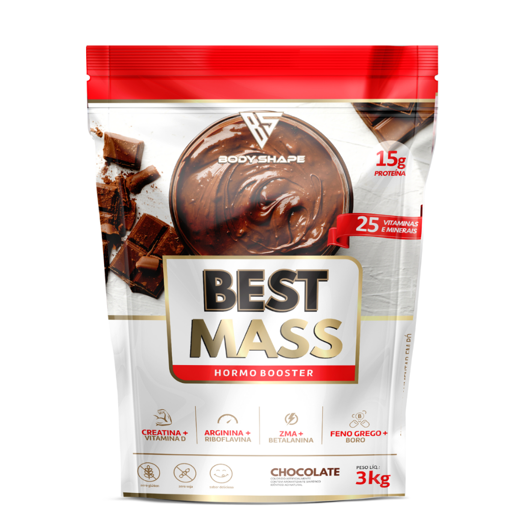 Hipercalórico Best Mass 3kg Body Shape Refil