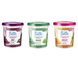Cera hidrossolúvel 1.3KG - natural - açaí - hortelã - Depil Bella