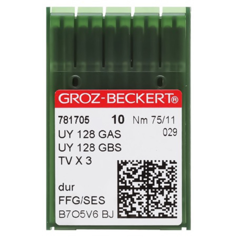 Agulha de Maquina Groz Beckert para Costura Colarete e Maquina de Braço UY128 env c/10und