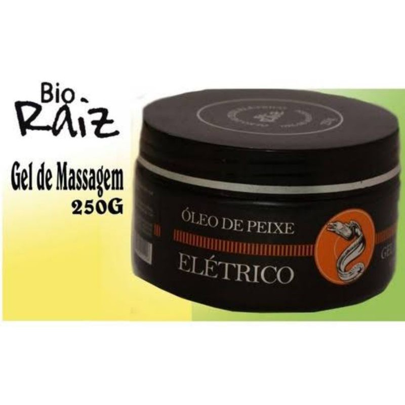 Gel massageador para alívio das dores óleo de peixe elétrico bio raiz em Oferta na Shopee