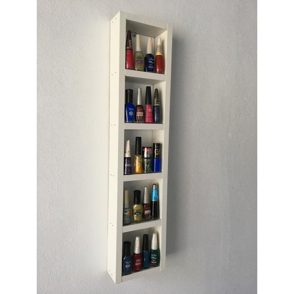 Nicho expositor pequeno para manicure