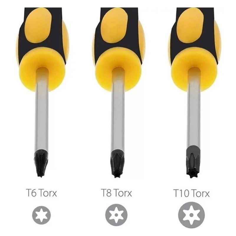 Kit Chave Torx T6 T8 T10 P/ Abrir Ps3 Ps4 Pro Xbox 360 One — imagem 2 de 2