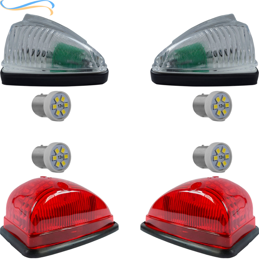 Kit De Lanternas Para Caminhão Mercedes-Benz 608 e 708 Setas + Vigia De Teto + Lâmpadas Led