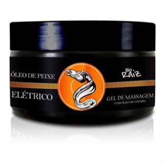 óleo de peixe elétrico 250g Bio Raiz Gel Massageador para alivio das dores tratar inflamação no nervo ciático