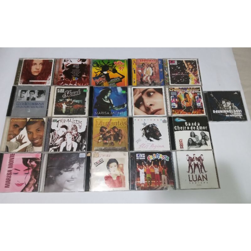 CD MARISA MONTE ANA CAROLINA TRIBALISTAS CLAUDINHO E BUCHECHA SKANK LEGIÃO URBANA