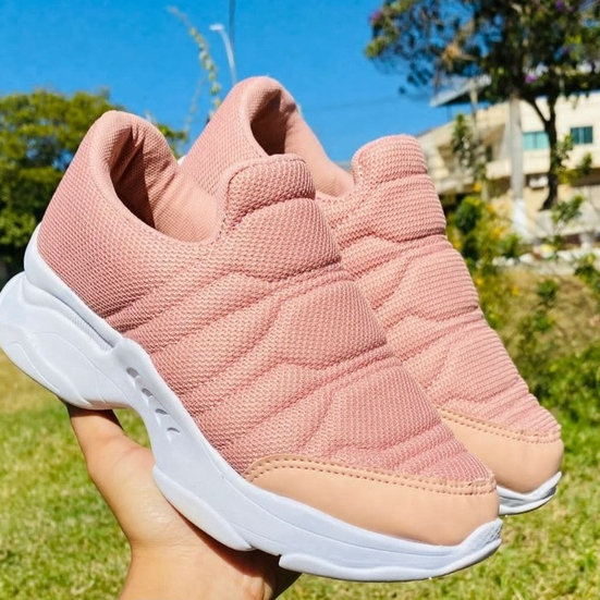 Tênis Meia Feminino - Tenis Feminino Calça Facil, Leve e Confortável Promoção