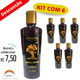Kit com 6 Sabonetes Líquido de Aroeira Sensory 270ml
