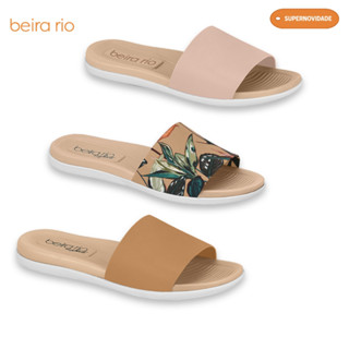 Chinelo Slide Feminino Beira Rio Casual - Original
