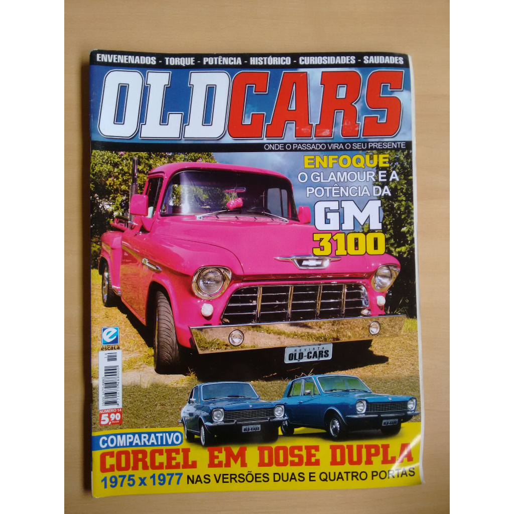 Revista Old Cars 14 Gm 3100 Corcel Sp2 Ford 569w