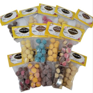10 Doces de Festa Beijinho Sabores Cajuzinho Casadinho Olho de Sogra c/ 100g Sem Glúten Canto de Minas