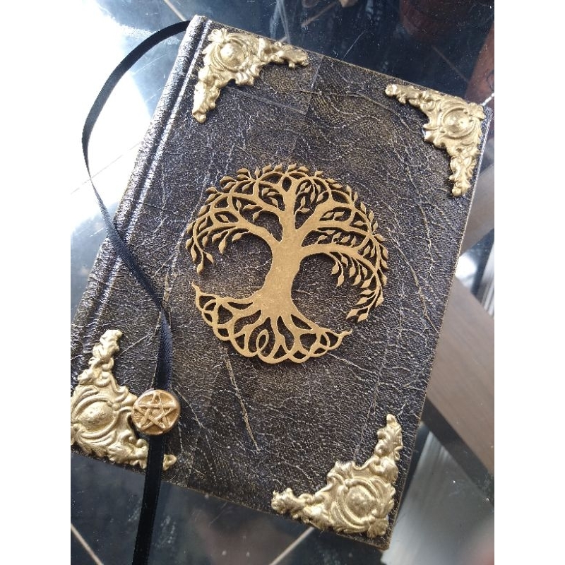 Grimorio 120 Folhas Árvore da Vida Artesanal Caderno Diário Místico A5 em Oferta na Shopee