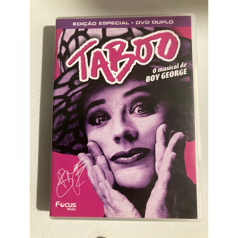 DVD BOY GEORGE DUPLO TABOO-o musical de Boy George