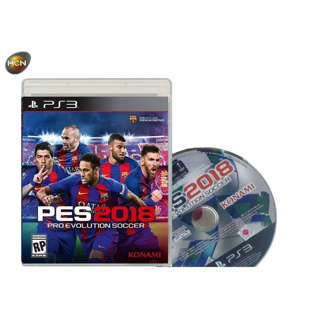PES 2018 PS3 HEN ou CFW JOGO MIDIA FISICA