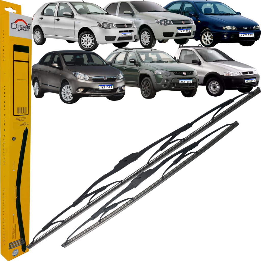 Par Palhetas Dianteiras Dyna Strada Palio Siena Marea Brava em Oferta na Shopee