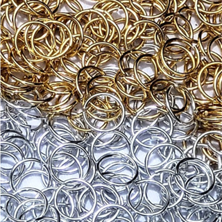 Argolinha 100 unds para Trança Nagô Afro Box Braids Jumbo Twist Dreads Enfeites Acessórios para Cabelo Jóias Brilho Ajustável Regulável Artesanato Dourada Prateada Penteados Trancista em Oferta na Shopee