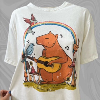 Camiseta Capivara - Off-White