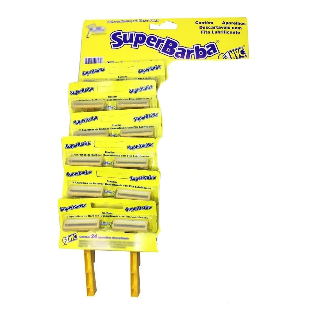 Barbeador Amarelo com 2 Laminas: Onde Comprar | BuscaProdutos