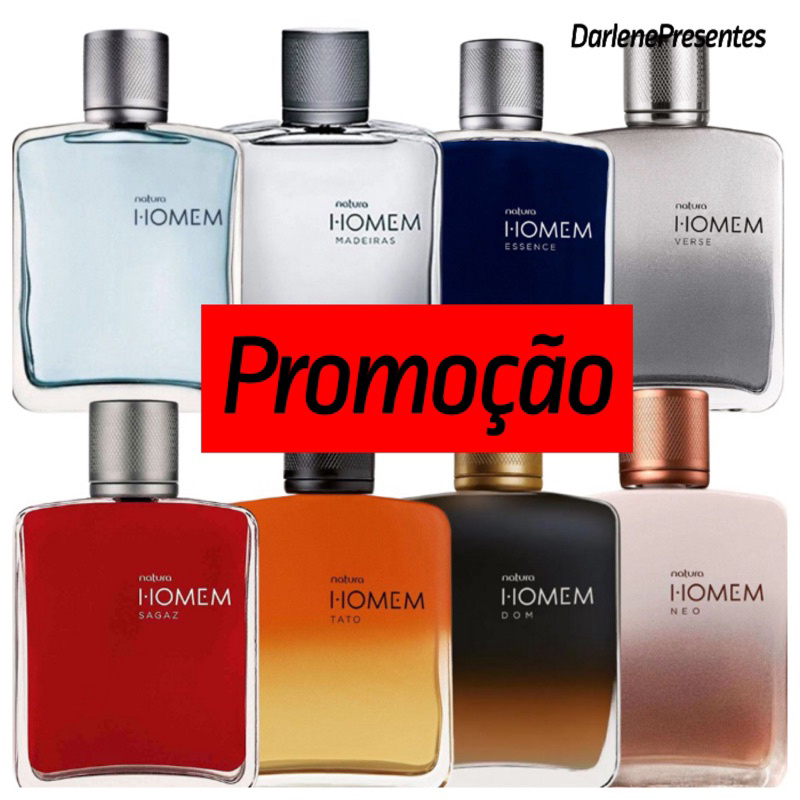 Perfume Natura Homem 100ml (escolha sua fragrância) | Shopee Brasil
