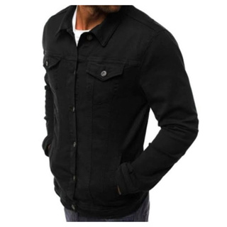 jaqueta preta masculina com bolsos jaqueta casual masculina em Oferta na Shopee