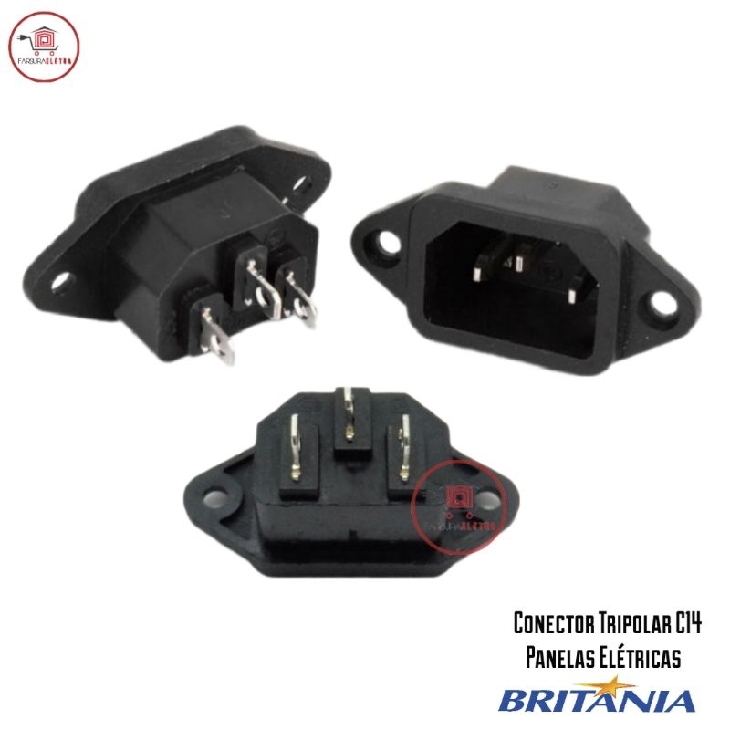 Conector Tomada Panela Elétrica de Pressão Britania Digital BPP02PI