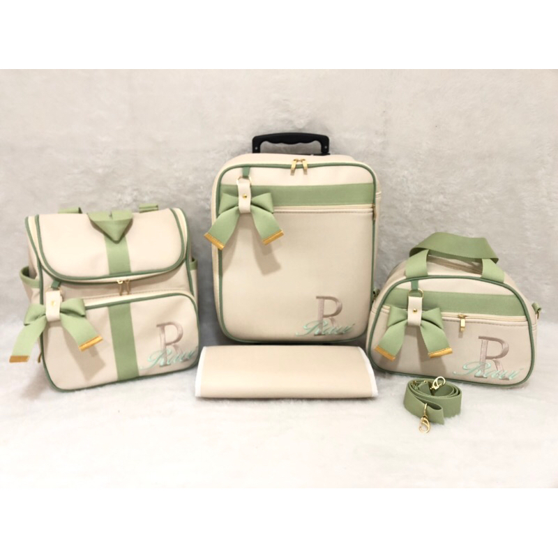 Bolsas de Maternidade para Bebê Kit 4 Peças Cor Bege em Oferta na Shopee