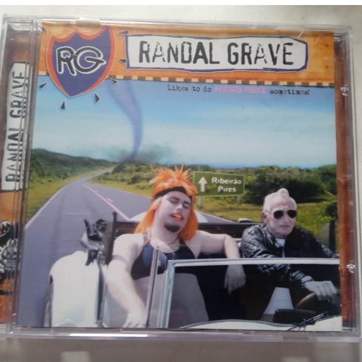 CD randal grave - likes to do girlie stuff sometimes! - covers pop feminino versão ska punk - ótimo estado mídia e capa
