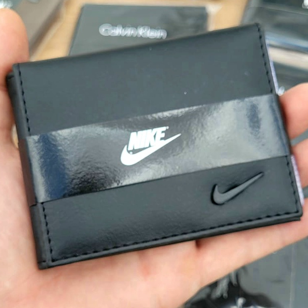 carteira masculina em couro premium com porta cartões cédulas documentos e moedas modelo em L