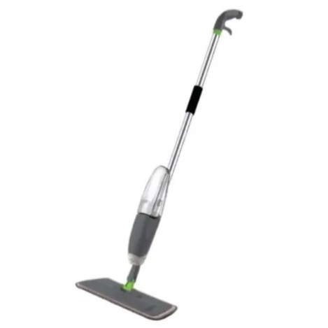 Mop Spray Max Rodo Vassoura Magica Limpeza Esfregão Com Reservatório de Agua Com Refil Microfibra Lava Seca Celeste