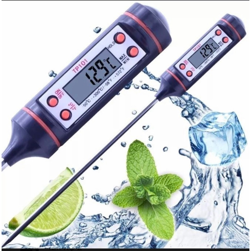 Termômetro digital cozinha velas artesanais alimentos culinária temperatura entre 50 a 300°c