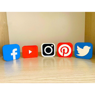 Logo Redes sociais, kit influencer blogueiro