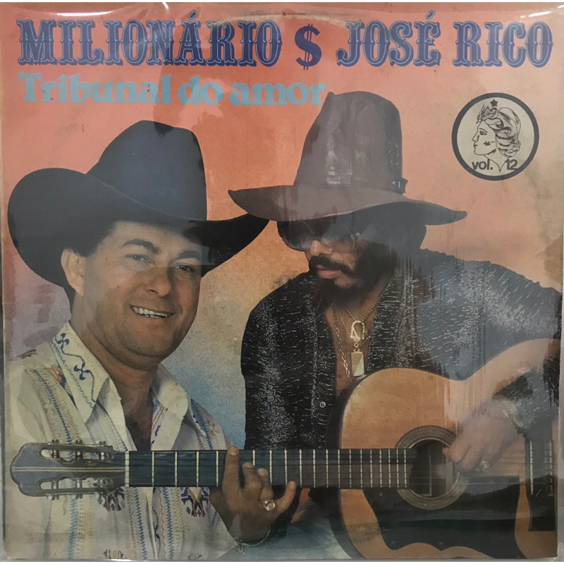LP VINIL MILIONÁRIO E JOSÉ RICO - VOL 12 - TRIBUNAL DO AMOR