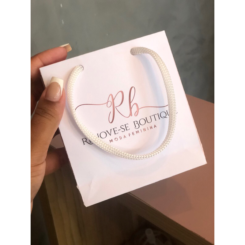 sacola personalizada para joias ,lingerie, laços e peças pequenas