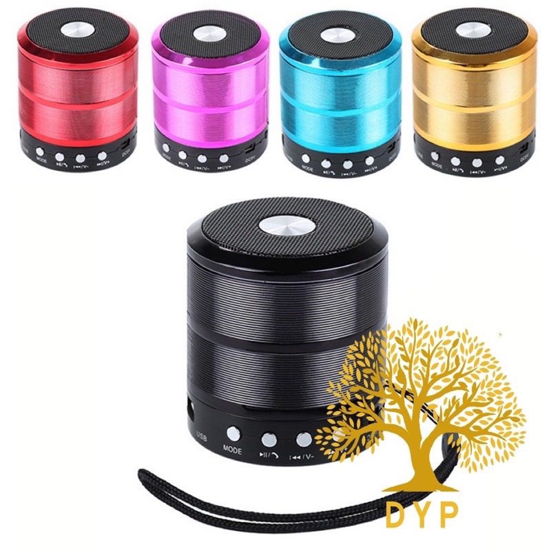 Mini Caixa de som Bluetooth Portátil USB MP3 P2 SD rádio FM 887 Promoção pronta entrega