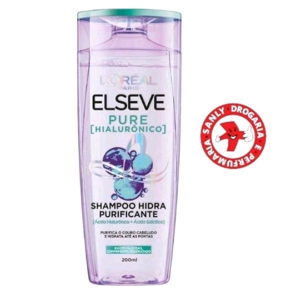 Shampoo Elseve Pure Hialurônico 200ml