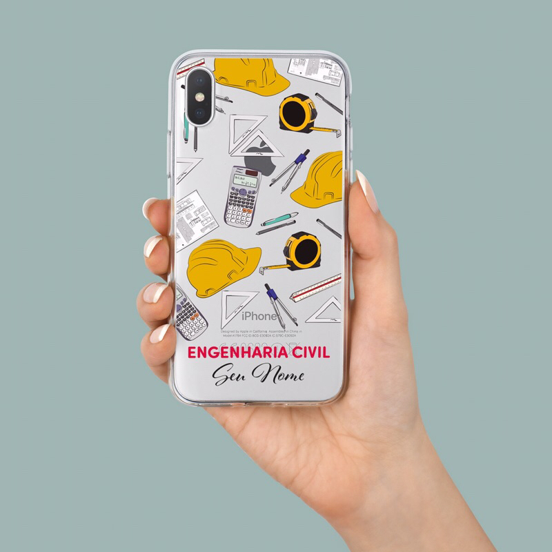 Capa Capinha de Celular Engenharia Civil