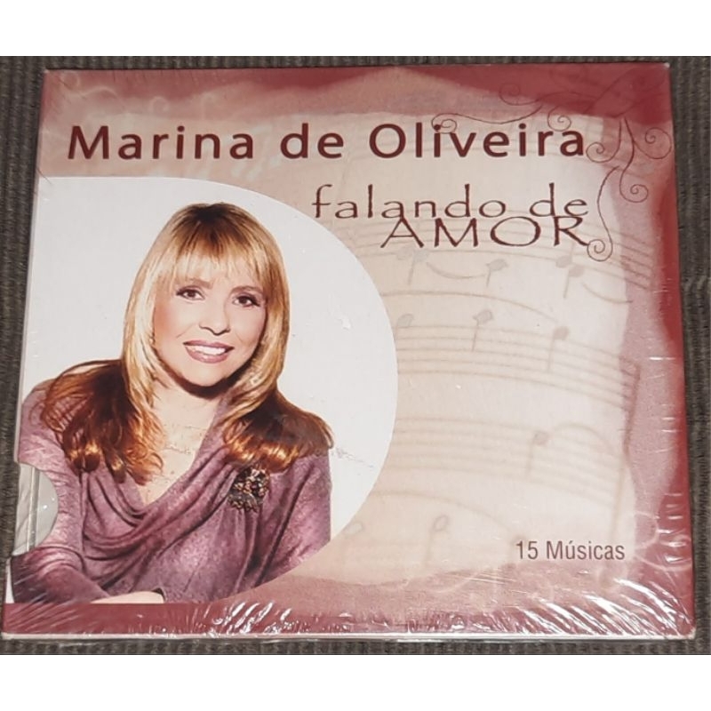 CD Marina de Oliveira falando de amor 15 músicas lacrado