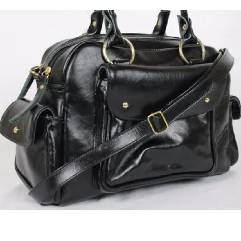 Bolsa Bau Feminina Em Couro 100% Bovino Legítimo 010 COM GARANTIA