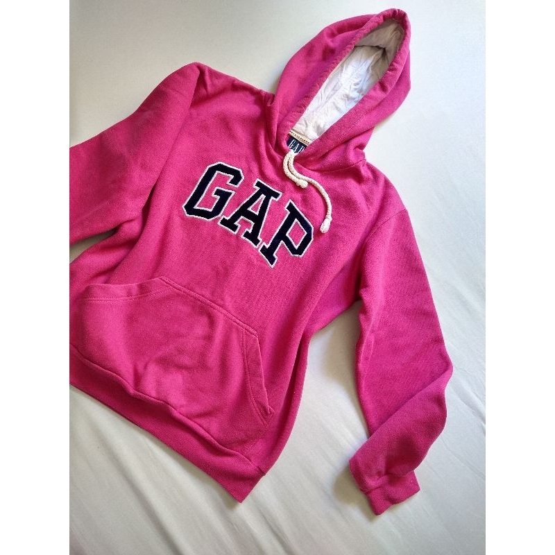 Moletom Com Capuz Canguru Feminino Gap Rosa Flanelado Blusa de Frio De  Qualidade - Corre Que Ta Baratinho