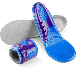 Par de Palmilha Silicone Gel Ortopédica Anti Impacto