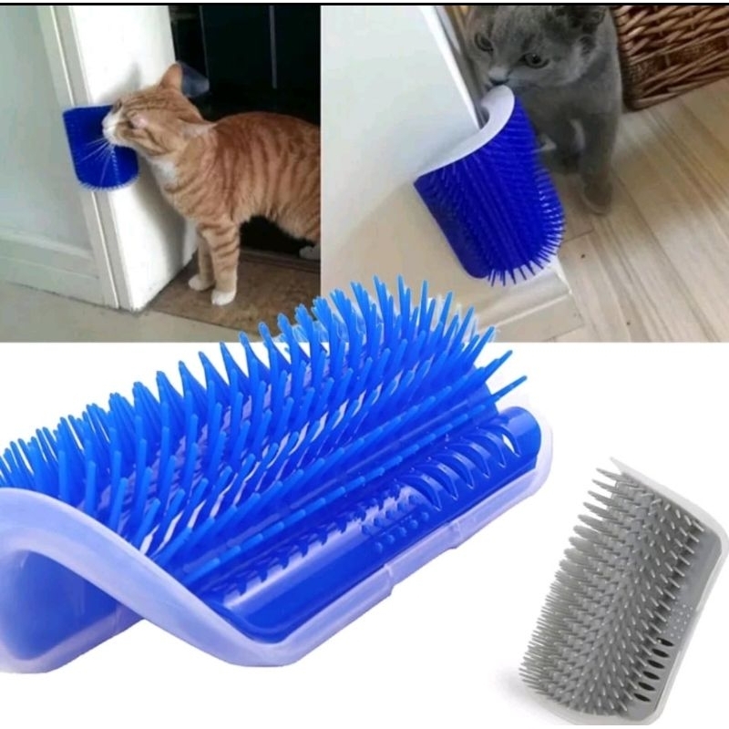 Escova Massageadora e Tira Pelos Gato Pet Massagem Brinquedo em Oferta na Shopee