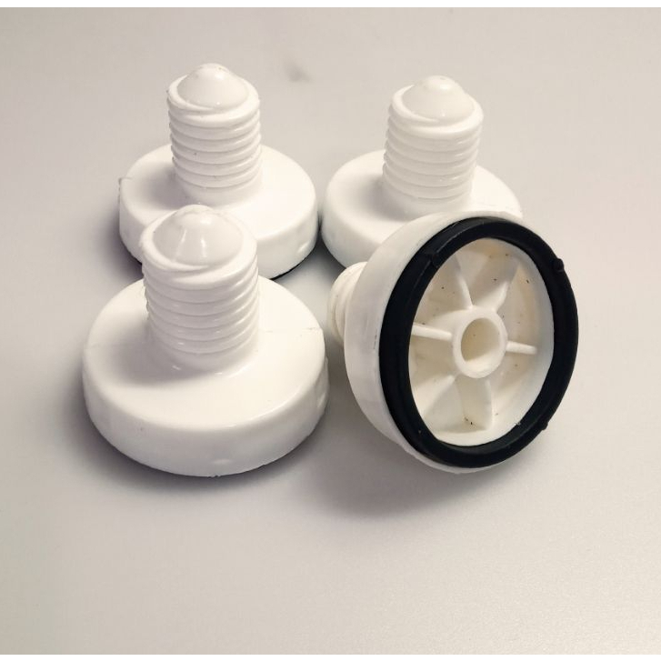 Pé Nivelador Lavadora Electrolux LTE12/LT10/LT12/LTD06 kit 4 Unidades