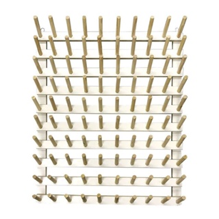 suporte de madeira para 100 cones de linha costura em Oferta na Shopee