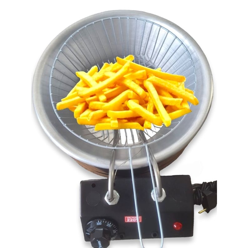 Fritadeira Elétrica Tacho 3 litros Profissional Salgados  promoção