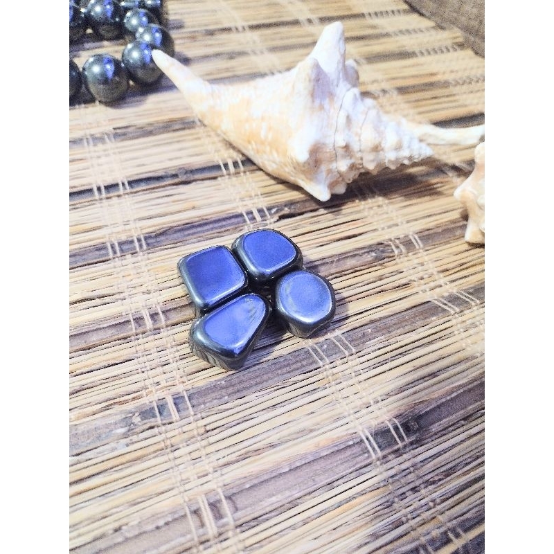 Pedra Hematita Imã Magnética Kit 2 Unidades