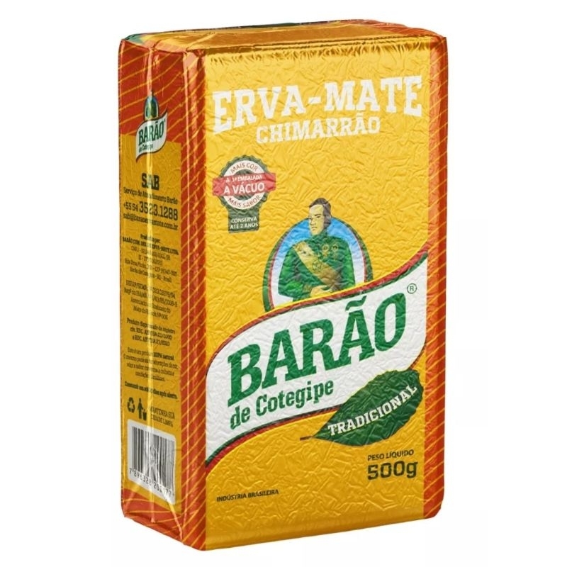 Erva Mate Chimarrão Tradicional Barão de Cotegipe - 500 Gramas
