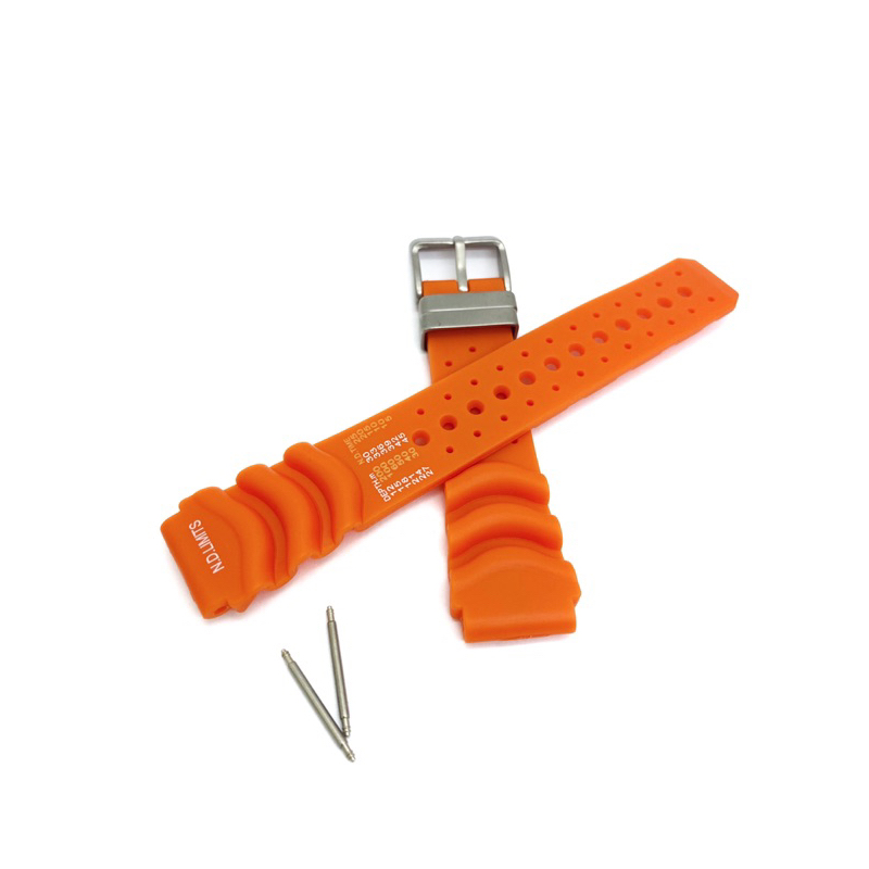Pulseira Compativel Relógio Hiper Duplex Aqualand C500 Laranja+pino