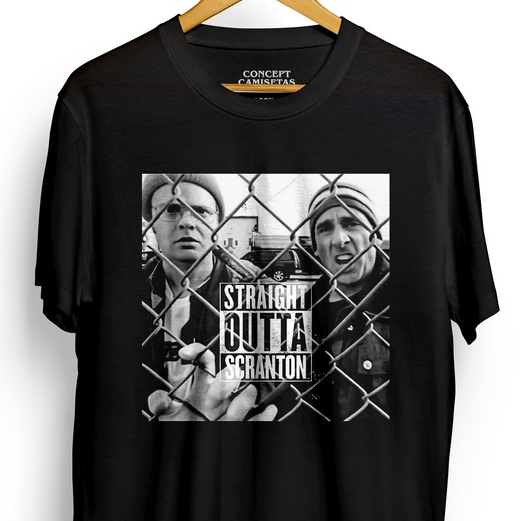Camiseta The Office Straight Outta Scranton Unissex