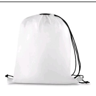 saco mochila 20x30 branca para sublimação