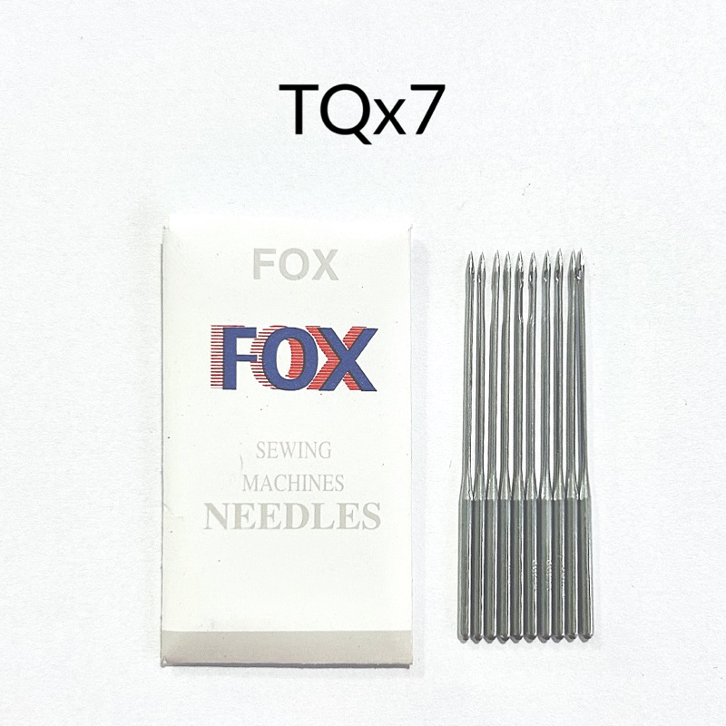 Agulha TQx7 N°12/14/16 Para Máquina Botoneira Botão Em pé c/10un. FOX