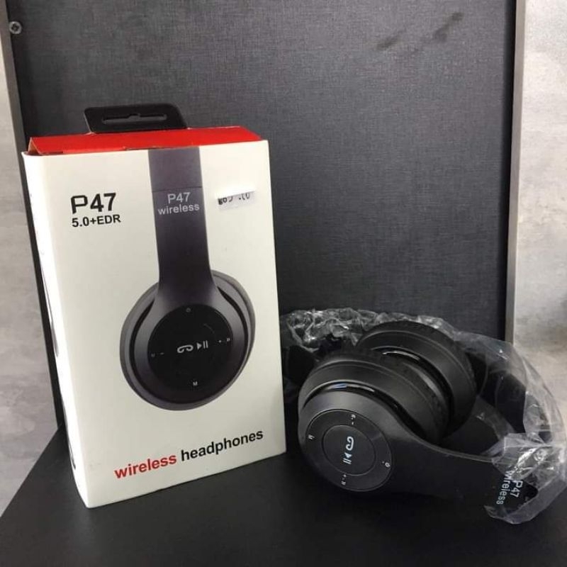 Fone bluetooth P47+5.0+EDR Wireles

